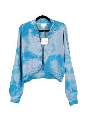 Love + Harmony Tie-Dye Knit Safety Pin Sweater